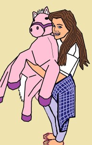 Her Big Pink Pony